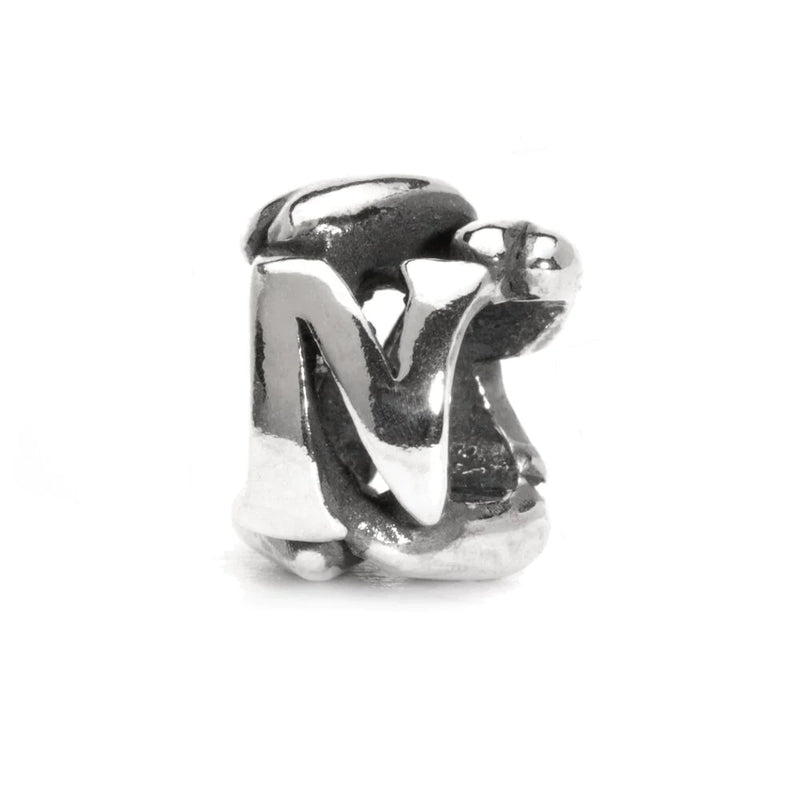 TROLLBEADS BEAD IN ARGENTO LETTERA