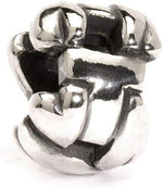 TROLLBEADS BEAD IN ARGENTO LETTERA