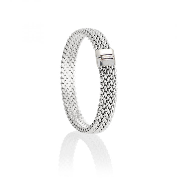 Bracciale in argento rodiato Chicco