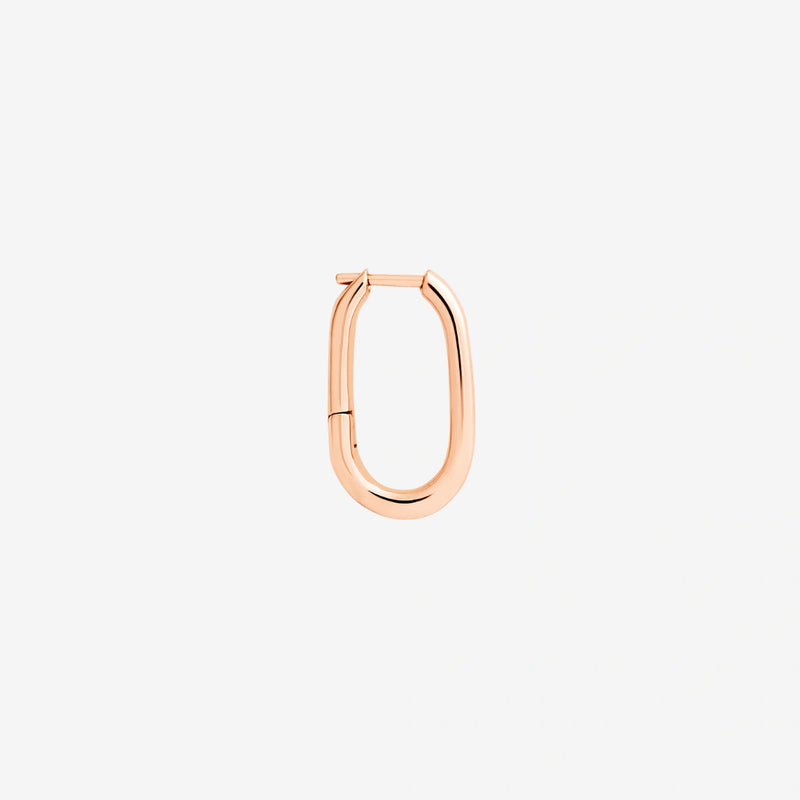 Orecchino hoop essentials oro rosa